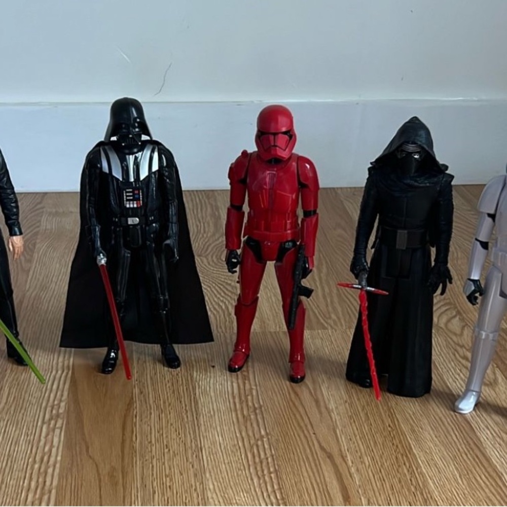 Star Wars Action Figure Set - Red, Black, White